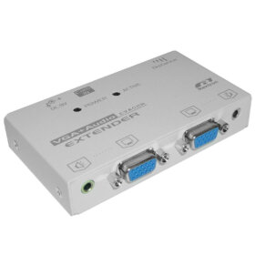 קופסת מיתוג עד 150 מטר REXTRON EVA02R KVM 2 VGA Extender AV-OUT + 1 RJ45-IN (3)