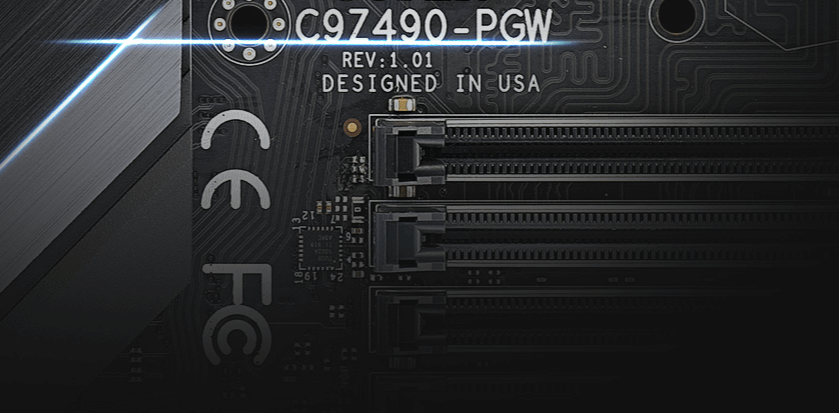 לוח אם סופרמייקרו SuperMicro MBD-C9Z490-PGW-O LGA 1200 Intel Z490 DDR4 M.2 WIFI 6 10G LAN USB 3 (2)