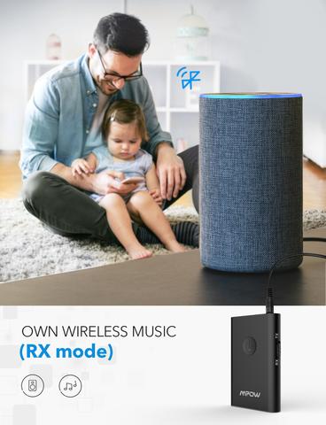 מתאם AUX בלוטוס מפאו שידור וקליטה Mpow BH283A Wireless Receiver And Transmitter