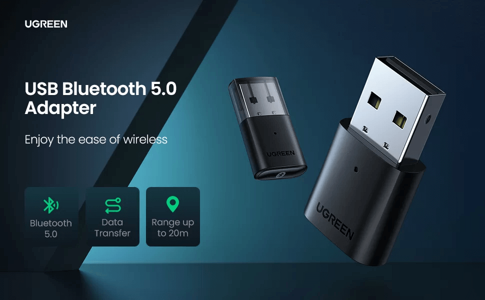 מתאם בלוטות יוגרין עד 5 מכשירים UGREEN 80889 Bluetooth 5.0 Adapter