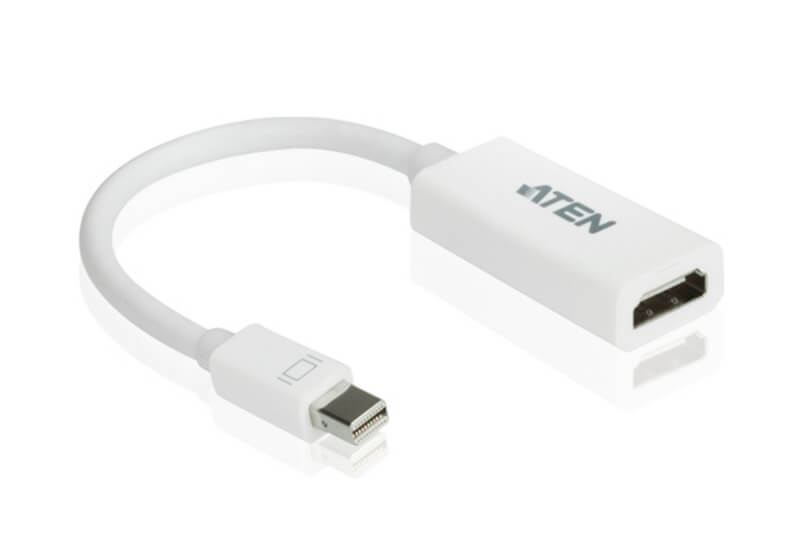 מתאם מיני DisplayPort ל HDMI בצבע לבן ATEN VC980 (3)