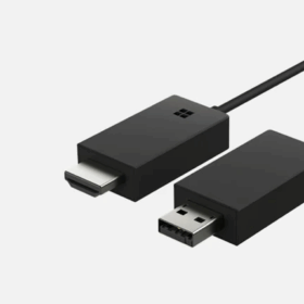 מתאם תצוגה אלחוטי מייקרוסופט חיבור HDMI בצבע שחור Microsoft P3Q-00006 Wireless Display Adapter