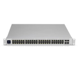 מתג 48 פורטים יוביקיוטי מנוהל UbiquiTi | USW-PRO-48-PoE | 48Port 1G | 4SFP 10G