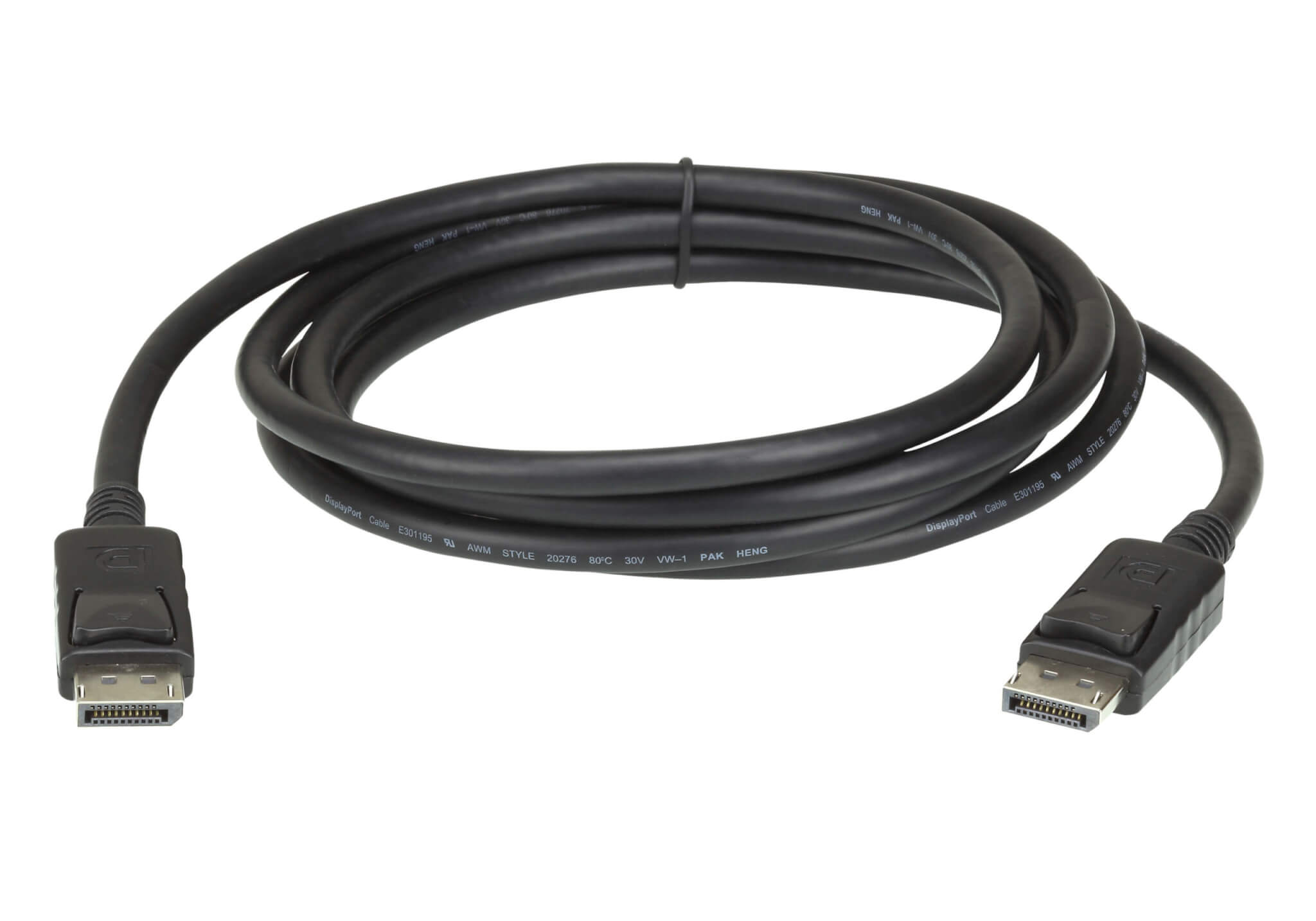 כבל DisplayPort rev.1.4 אורך הכבל 2 מטר ATEN 2L-7D02DP