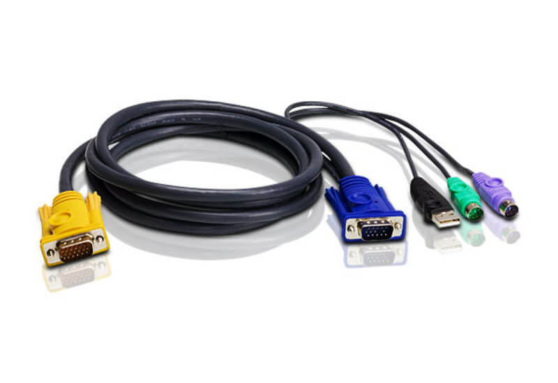 כבל PS2-USB KVM אורך הכבל 3 מטר ATEN 2L-5303UP