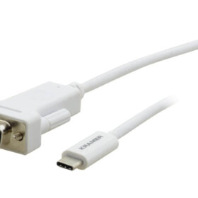 כבל Type-C לחיבור VGA זכר-זכר אורך הכבל 1.80 מטר קרמר Kramer C-USBCGM-6 99-97211006