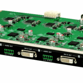 לוח יציאות DVI בעל 4 יציאות עם סקאלר ATEN VM8604