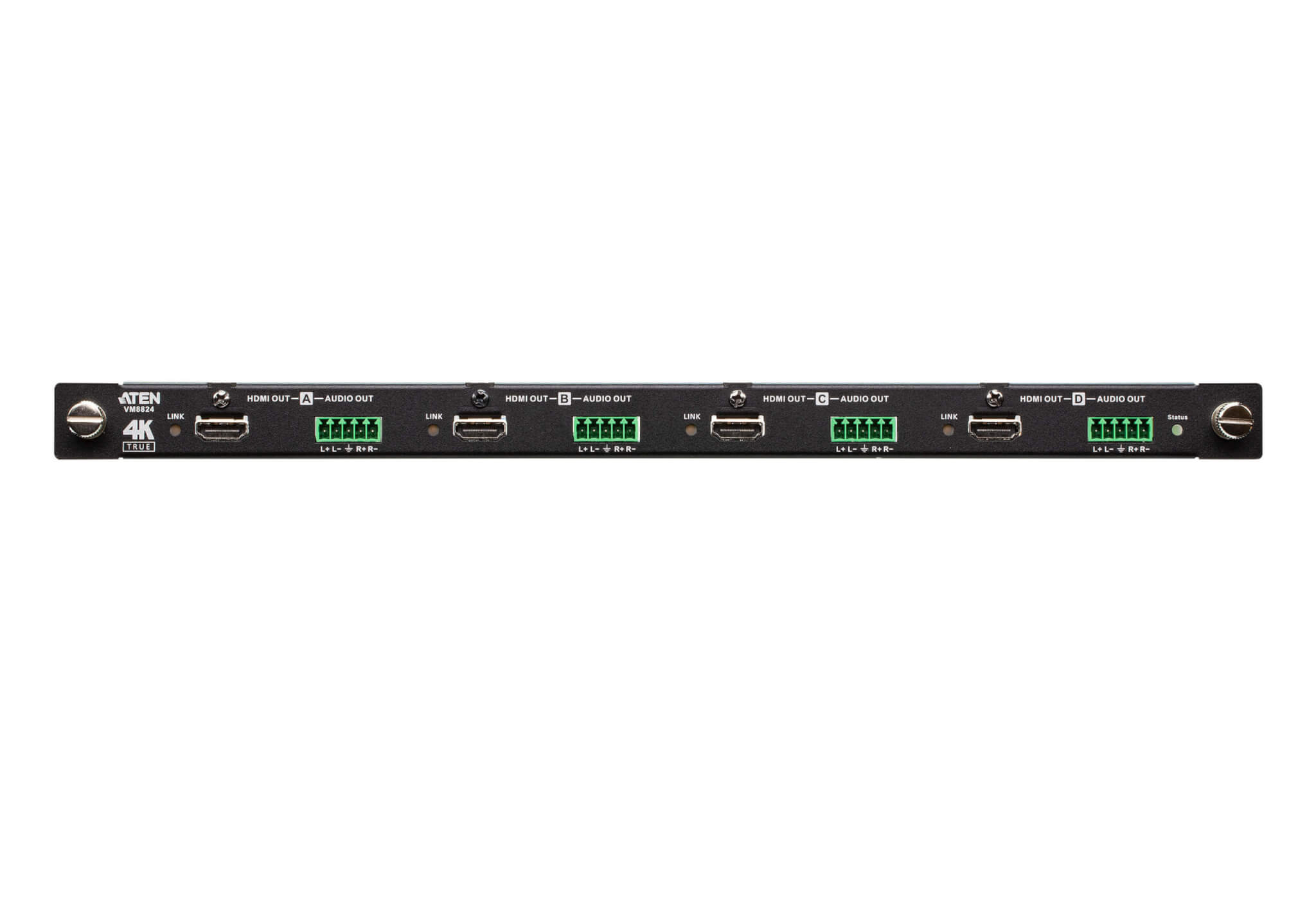 לוח יציאות HDMI של 4 יציאות עם סקאלר ATEN VM8824 (2)