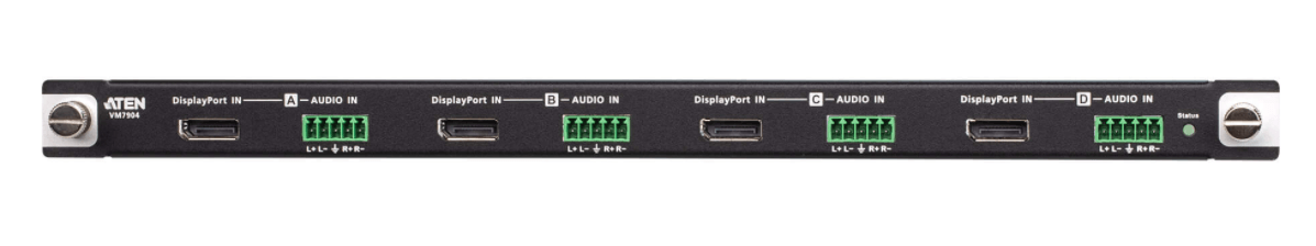 לוח כניסה מסוג DisplayPort 4K עם 4 יציאות ATEN VM7904 (1)