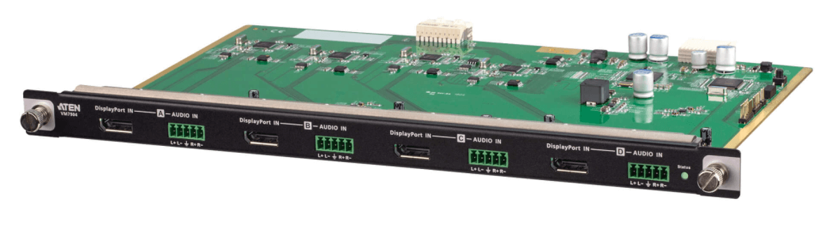לוח כניסה מסוג DisplayPort 4K עם 4 יציאות ATEN VM7904 (2)