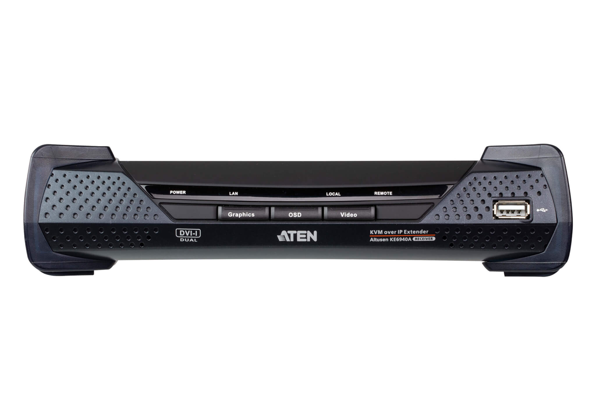 מאריך DVI-I כפול KVM מעל IP תומך בהרחבות מודול ATEN KE6940AR (1)