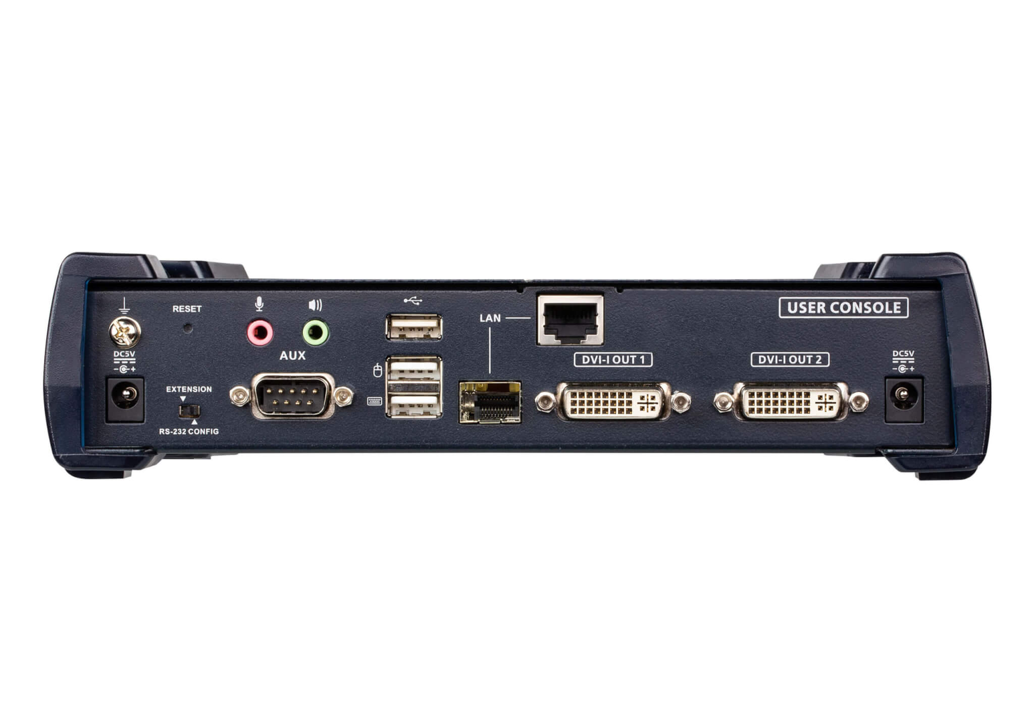מאריך DVI-I כפול KVM מעל IP תומך בהרחבות מודול ATEN KE6940AR (2)