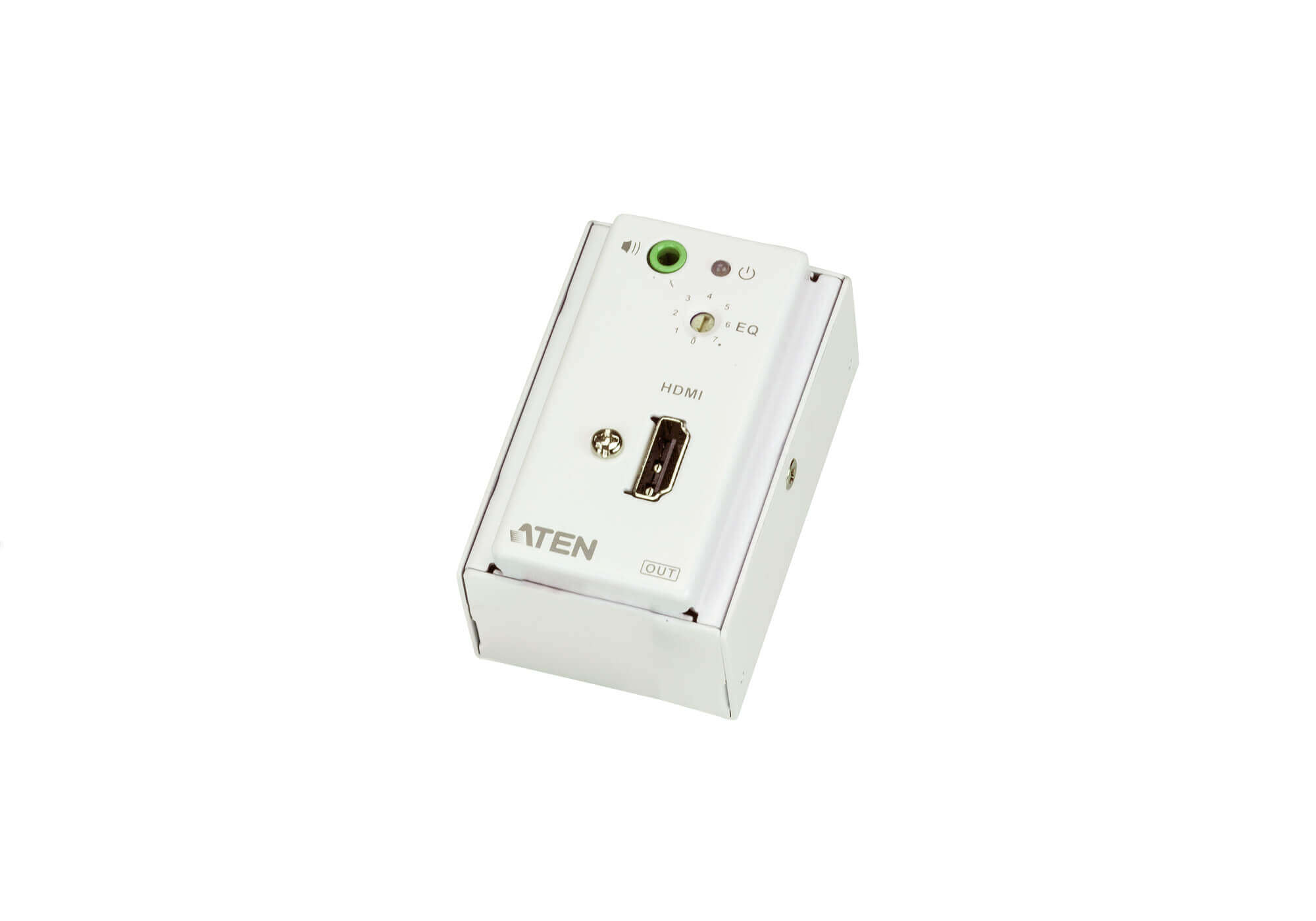 מאריך HDMIAudio Cat 5 עם לוח קיר MK ברזולוציה 1080P עד 40 מטר ATEN VE807 (5)