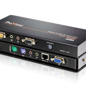 מאריך PS2 VGAAudio Cat 5 KVM ברזולוצייה 1600X1200 עד 150 מטר ATEN CE350 (2)