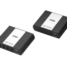 מאריך USB 2.0 Cat 5 עם 4 יציאות באמצעות LAN מרחיב שידור עד 100 מטר ATEN UEH4102 (4)