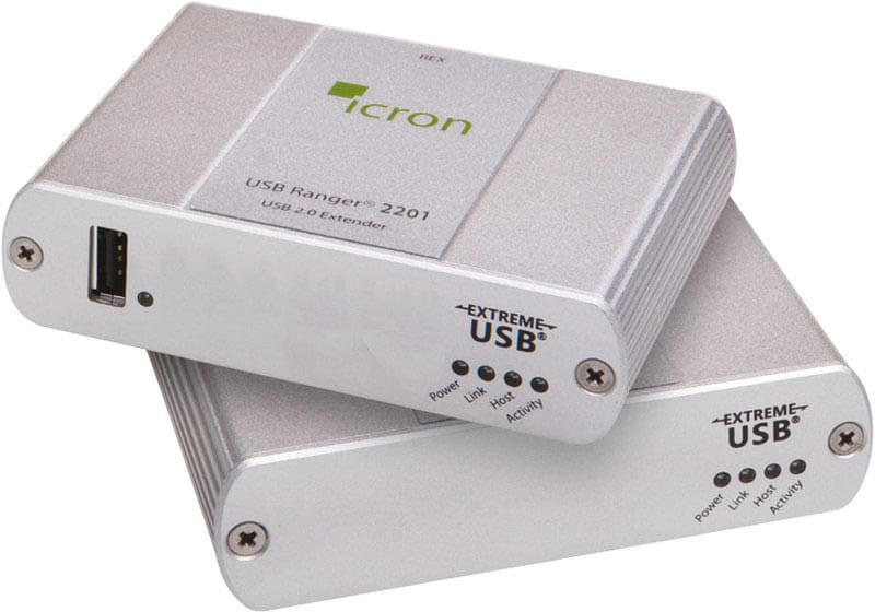 מאריך USB 2.0 יציאה אחת Cat 5e עד 100 מטר (מדור קודם) Icron Ranger 2201 (1)