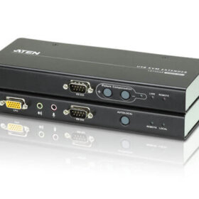 מאריך USB VGAAudio Cat 5 KVM ברזולוצייה 1280X1024 עד 200 מטר ATEN CE750A (3)