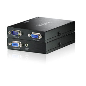 מאריך VGA Audio Cat 5 ברזולוצייה 1024X768 באורך של עד 300 מטר ATEN VE170