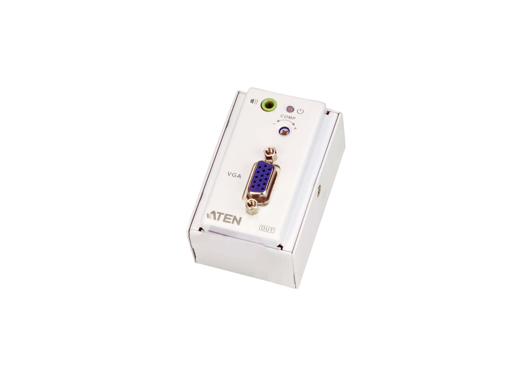 מאריך VGAAudio Cat 5 עם לוח קיר MK ברזולוציה 1280X1024 עד 150 מטר ATEN VE157 (2)