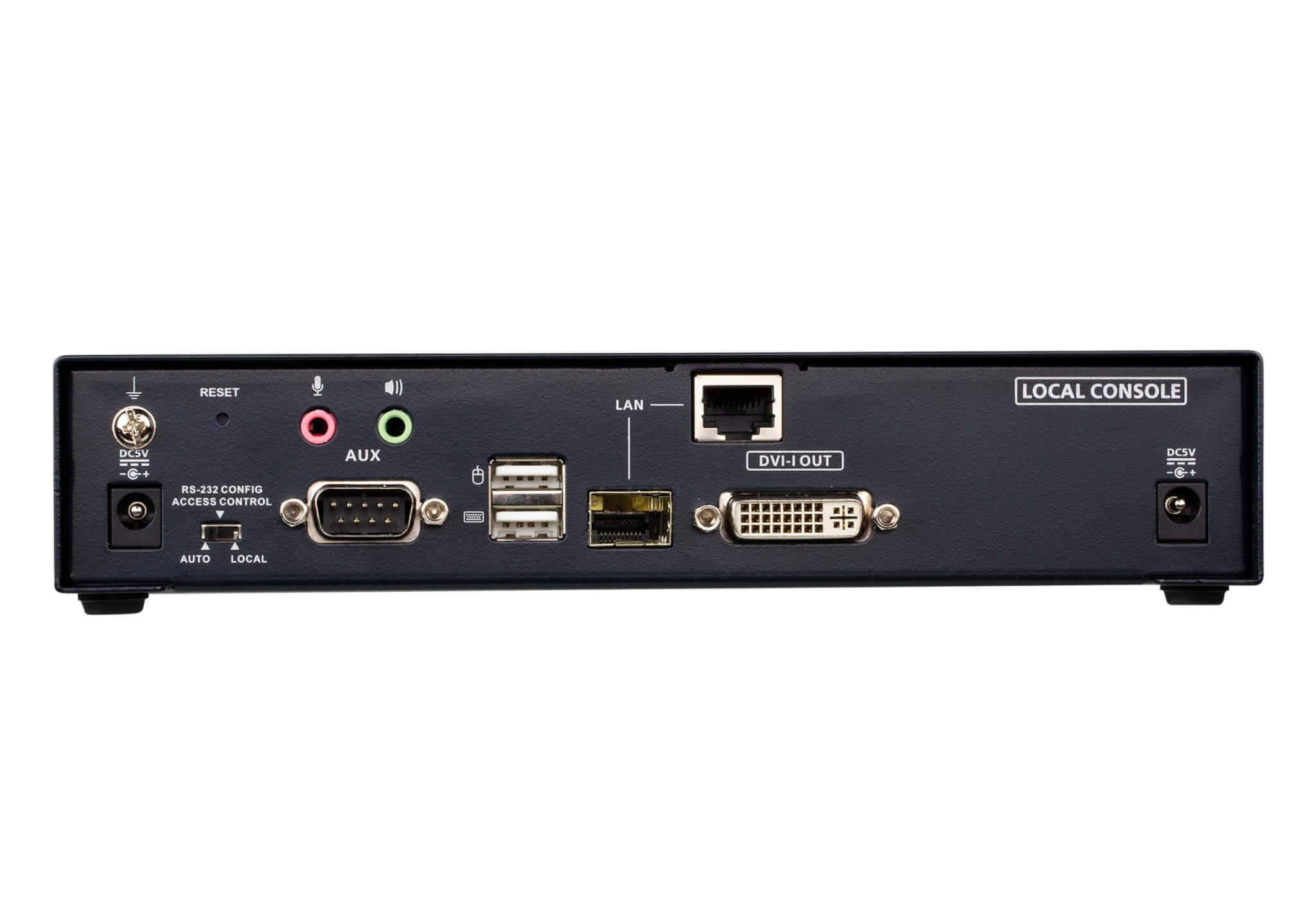 מאריך משדר KVM יחיד מסוג DVI-I מעל IP תומך בהרחבות מודול ATEN KE6900AT (2)