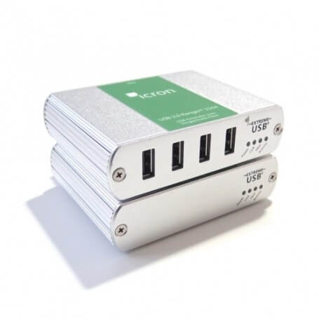 מאריך סיבי USB 2.0 בעלת ארבע יציאות עד 10 קמ Icron Ranger 2344 (1)