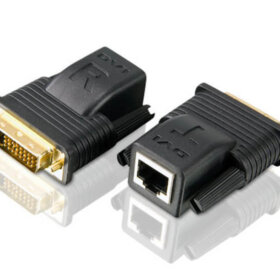 מיני Cat 5 מאריך DVI ברזולוצייה 1080p באורך 15 מטר ו 1080i באורך 20 מטר ATEN VE066