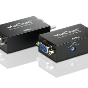 מיני מאריך Cat5 חיבור VGAאודיו 1280X1024 עד 150 מטר ATEN VE022