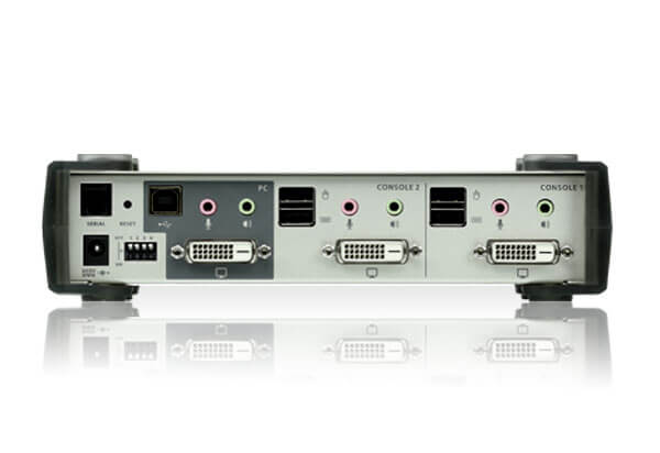 מכשיר שיתוף מחשב חיבורי USB DVI ברזולוציות גבוהות 4K תומך בתיבת בקרת גישה ATEN CS261 (3)