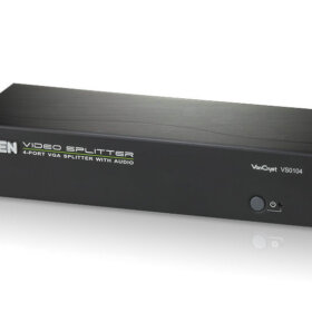 מפצל VGAאודיו עם 4 יציאות 450MHz בצבע שחור ATEN VS0104 (3)