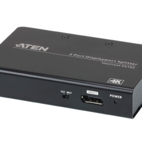 מפצל בעל 2 יציאות TruePort DisplayPort בצבע שחור ATEN VS192 (3)