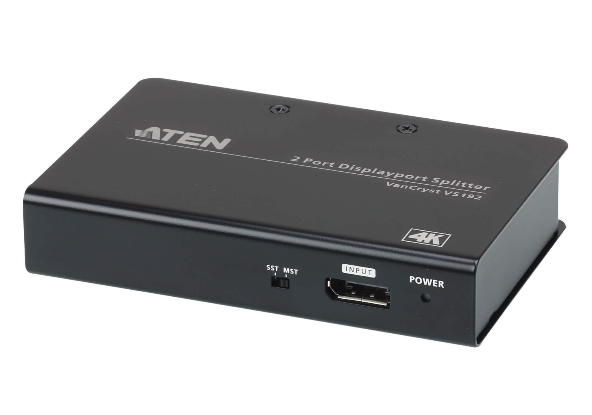 מפצל בעל 2 יציאות TruePort DisplayPort בצבע שחור ATEN VS192 (3)