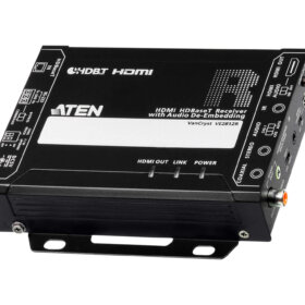 מקלט HDBaseT HDMI עם הטמעת שמע HDBaseT Class A ברזולוצייה 4K עד 100 מטר ATEN VE2812R (4)