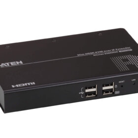 מקלט HDMI דק יחיד KVM over IP מאפשר חיבורים רבים ATEN KE8900SR (1)