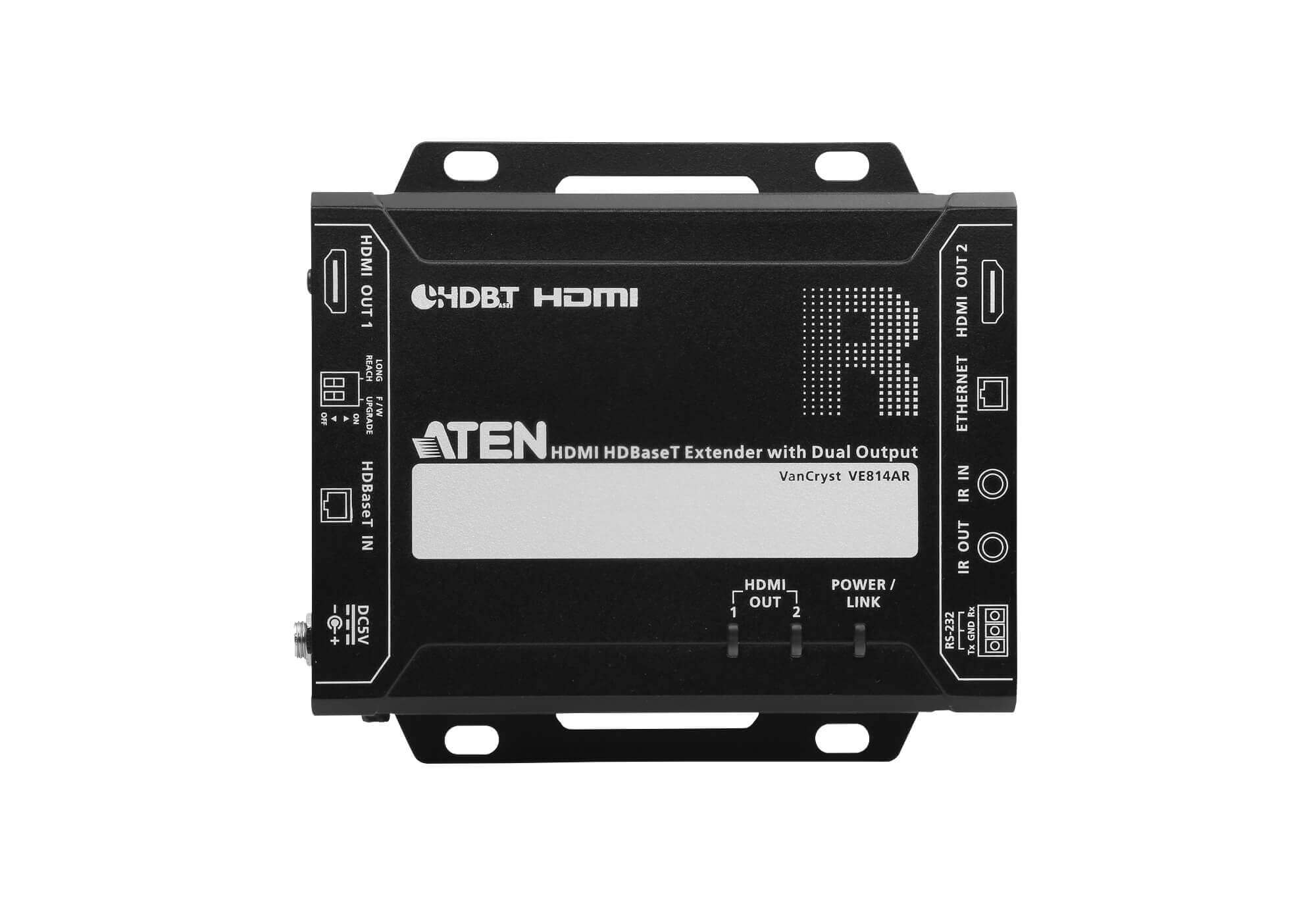מקלט HDMIBaseT עם פלט כפול HDBaseT Class A ברזולוציה 4K עד 100 מטר ATEN VP19 (1)