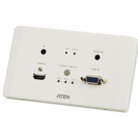 משדר HDMI & VGA HDBaseT עם לוח קיר האיחוד האירופי HDBaseT Class A ברזולוציה 4K עד 100 מטר ATEN VE2812EUT (4)