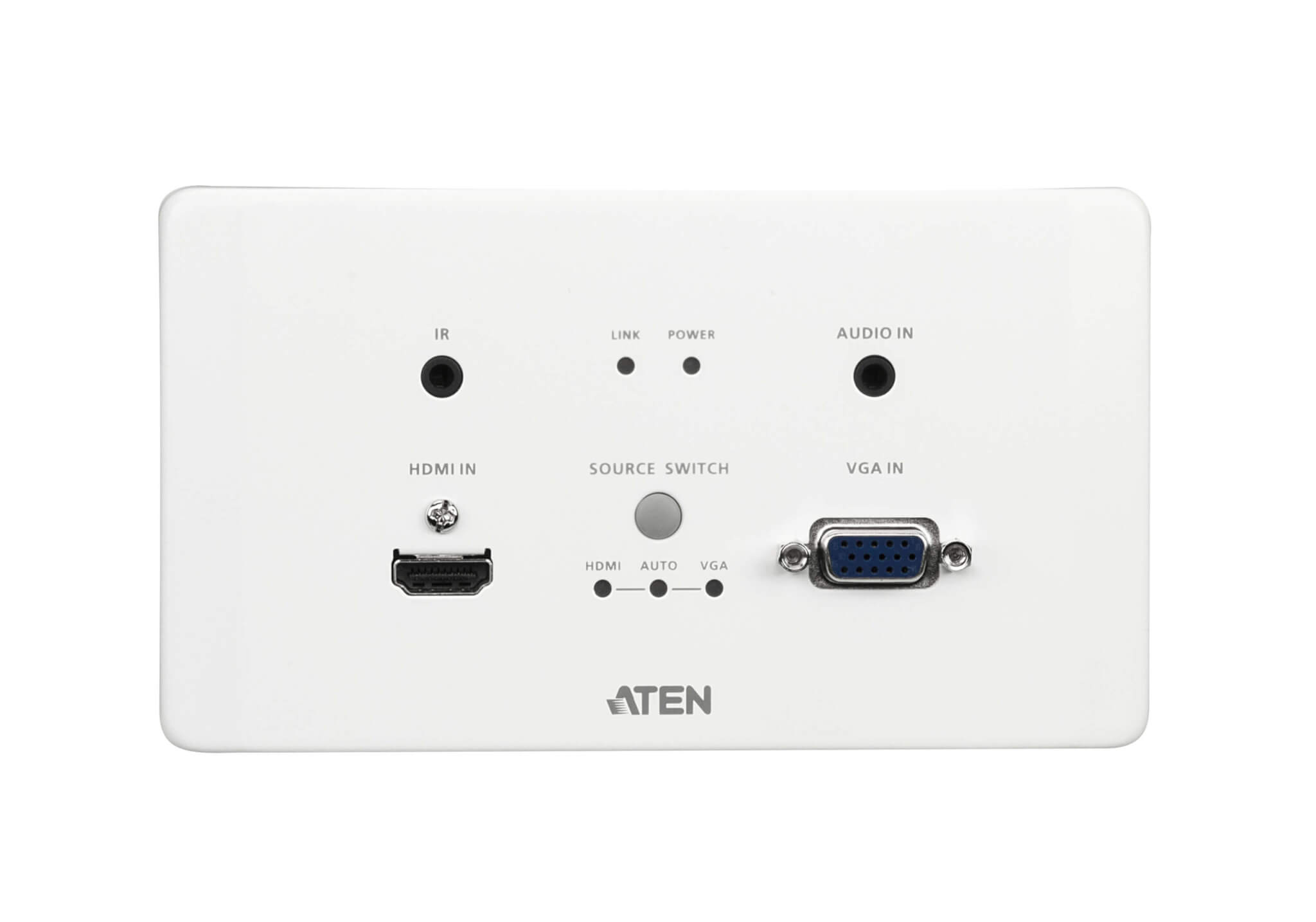 משדר HDMI & VGA HDBaseT עם לוח קיר לאיחוד האירופי PoH HDBaseT Class A ברזולוצייה 4K עד 100 מטר ATEN VE2812AEUT (3)