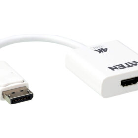 מתאם 4K DisplayPort ל- HDMI בצבע לבן ATEN VC986B