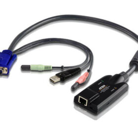 מתאם KVM USB VGAאודיו מדיה וירטואלית ATEN KA7176