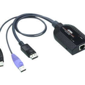 מתאם KVM וירטואלי של מדיה וירטואלית USB (תמיכה בקורא כרטיסים חכמים ובהטמעת אודיו) ATEN KA7189