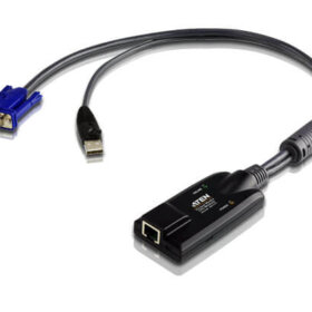 מתאם KVM מדיה וירטואלית USB VGA שליטה בכל סוגי מערכות ההפעלה ATEN KA7175