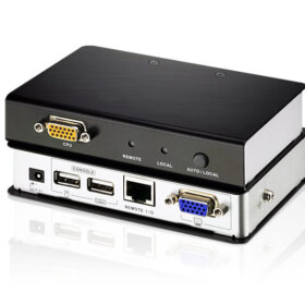 מתאם USB-PS2 ל- Cat5e6 KVM (מודול מעבד) עם חיבור קונסולה מקומית ATEN KA7171 (2)