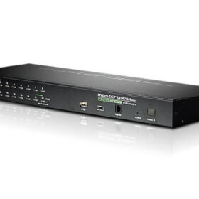 מתג 16 יציאות PS2-USB VGA KVM כולל 1-מקומימרחוק גישה שיתוף ו IP ברזולוציות גבוהות ATEN CS1716i (2)