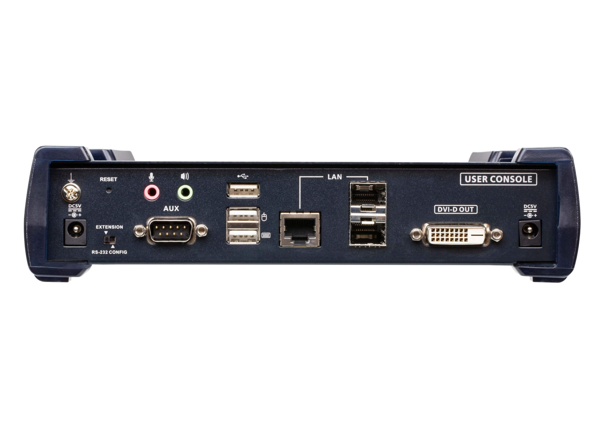 מתג 2 DVI-D Dual-Link KVM מעל IP עם SFP כפול ו- PoE ברזלוציה 2K חיבור אוטומטית למשדר ATEN KE6922T (4)