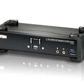 מתג 2 יציאות USB 3.0 4K DisplayPort KVMP כולל כבלים כלולים ATEN CS1922 (3)