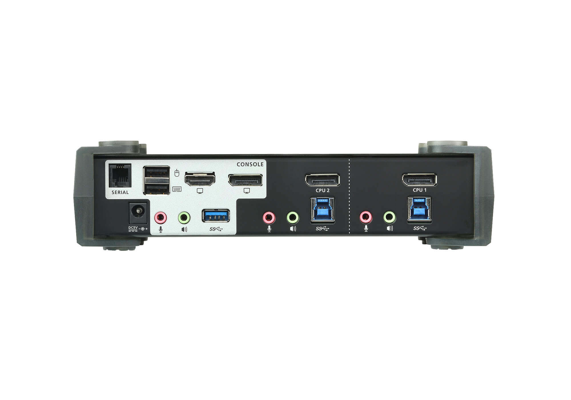 מתג 2 יציאות USB 3.0 4K DisplayPort MST KVMP כבלים כלולים ATEN CS1922M (3)