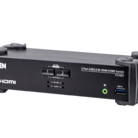 מתג 2 יציאות USB 3.0 4K HDMI KVMP עם מצב מיקסר אודיו ATEN CS1822 (1)