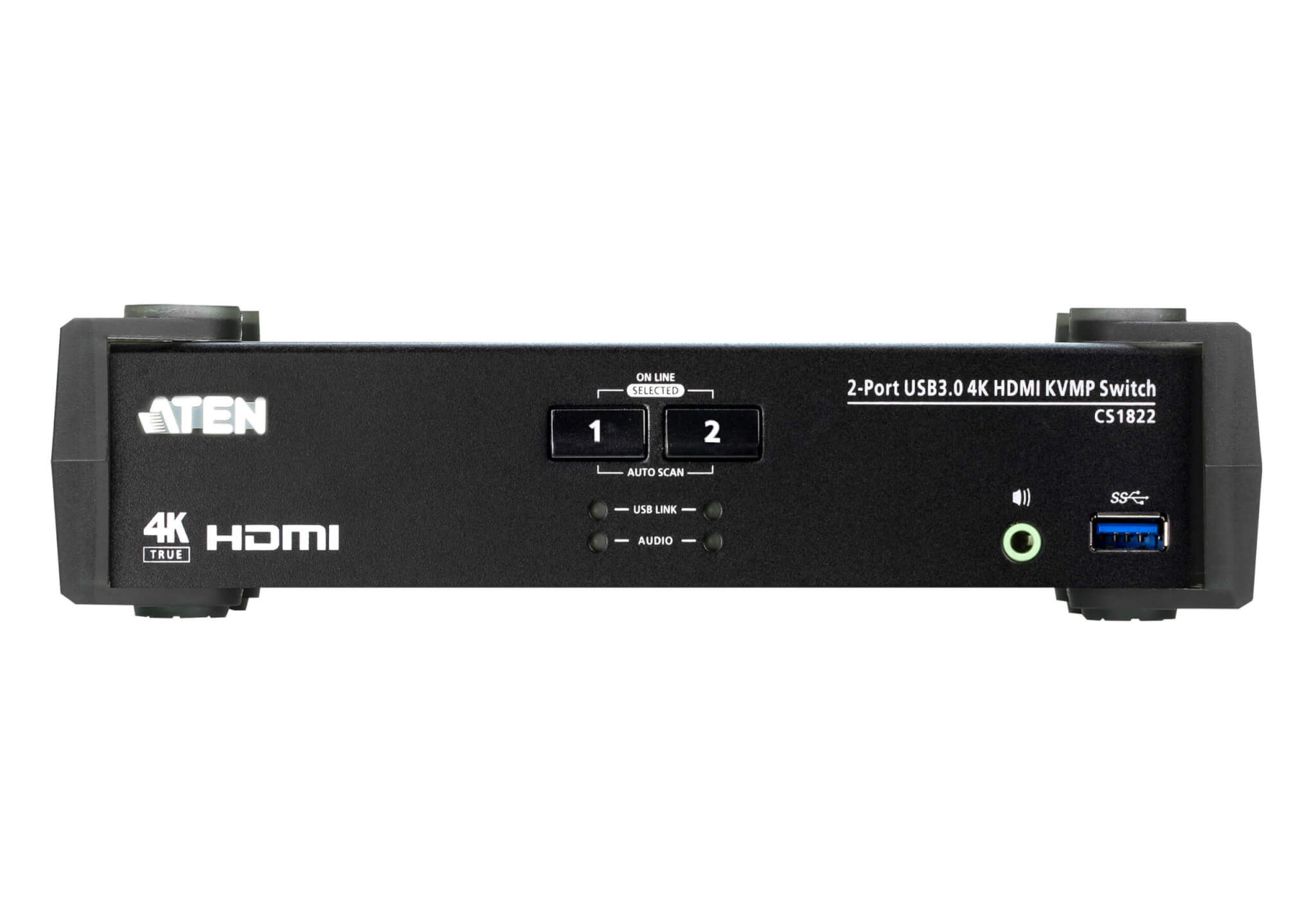 מתג 2 יציאות USB 3.0 4K HDMI KVMP עם מצב מיקסר אודיו ATEN CS1822 (2)