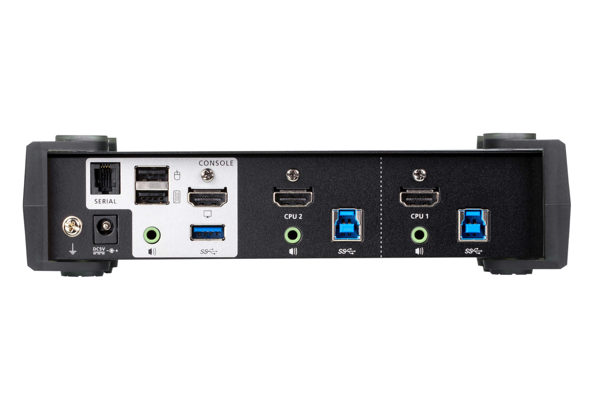 מתג 2 יציאות USB 3.0 4K HDMI KVMP עם מצב מיקסר אודיו ATEN CS1822 (3)