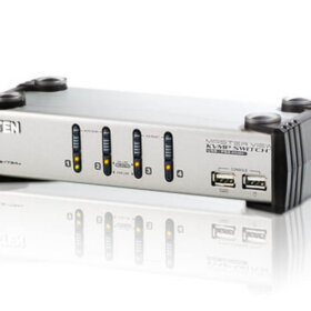 מתג 4 יציאות PS2-USB VGA KVMP באיכות וידיאו מעולה ATEN CS1734A (2)