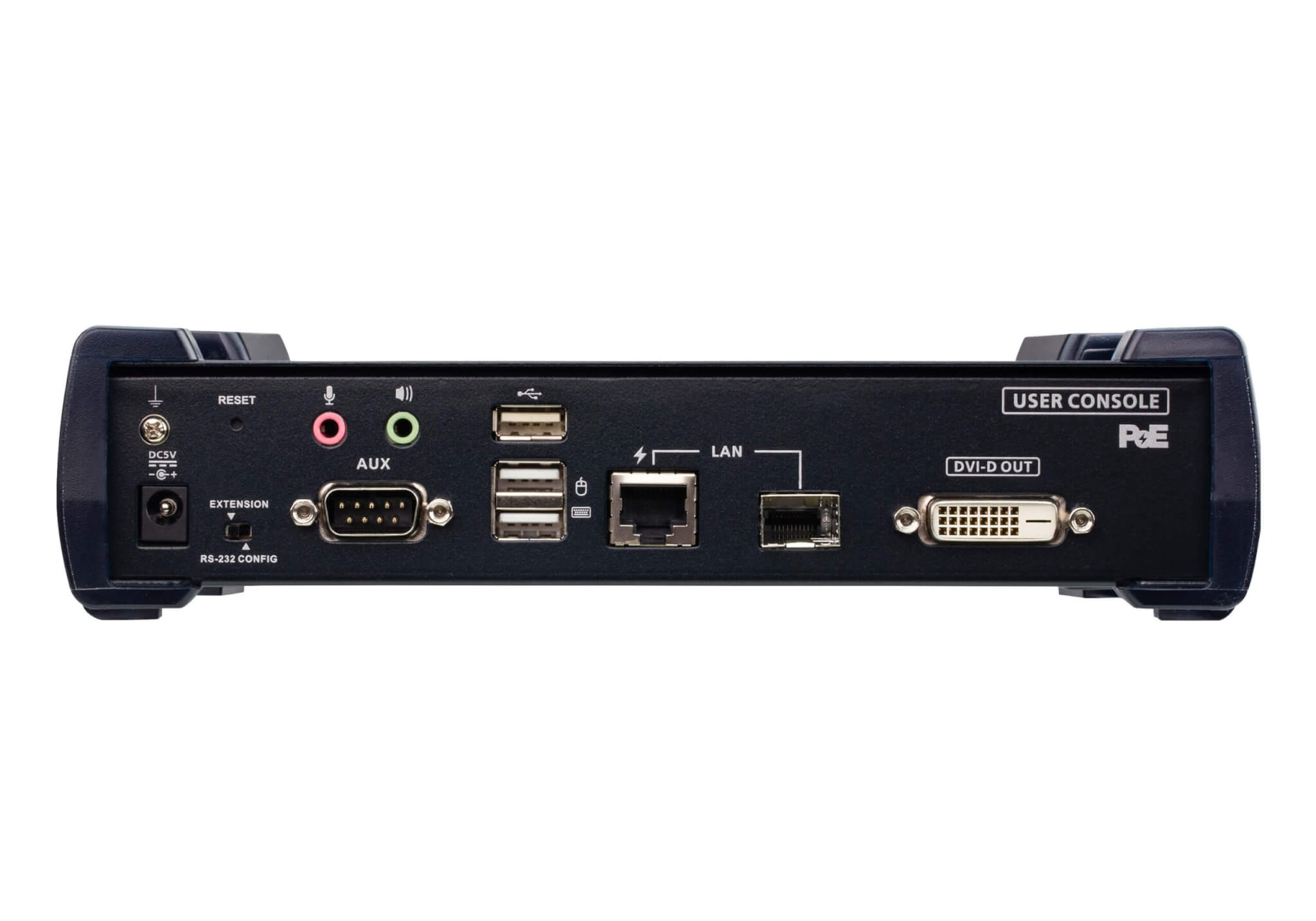 מתג DVI-D Dual Link KVM over IP Extender עם PoE ברזולוציה 2K מעבר מהיר באופן אוטומטי ATEN KE6912 (1)